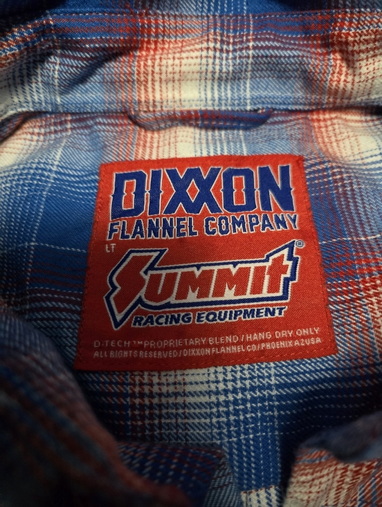 Dixon Summit Men’s Blue & Red Plaid Button-Up Shirt - Picture 2 of 5